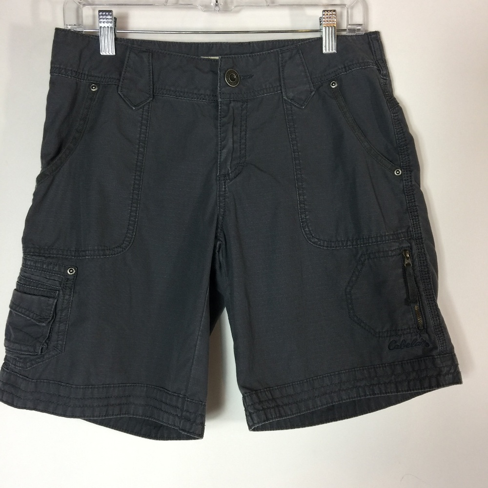 Cabela's Gray Hiking Shorts Size 6